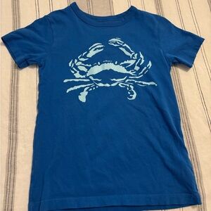 Crewcuts by J Crew, boys (6-7) Navy Blue Crab T-Shirt